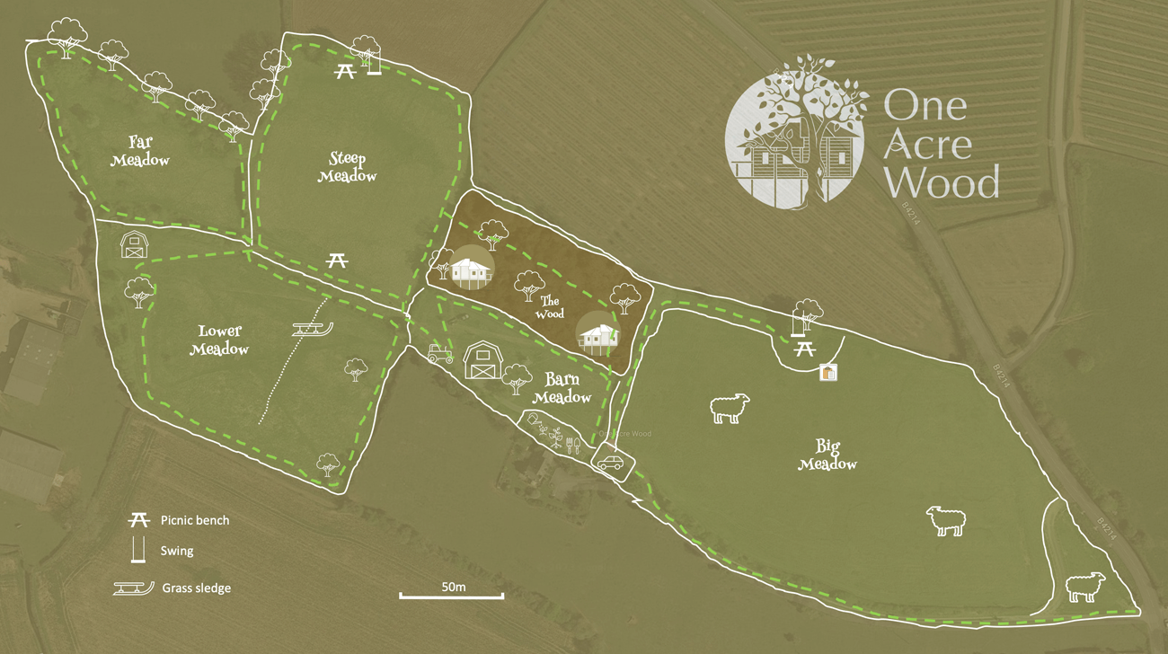 Map of One Acre Wood