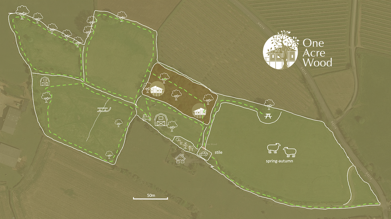 Map of One Acre Wood